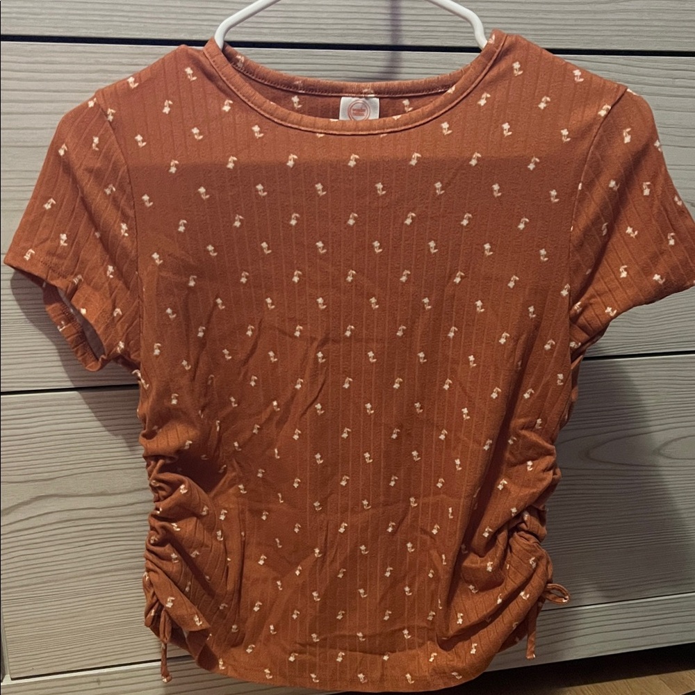 Rust Orange Girls Top